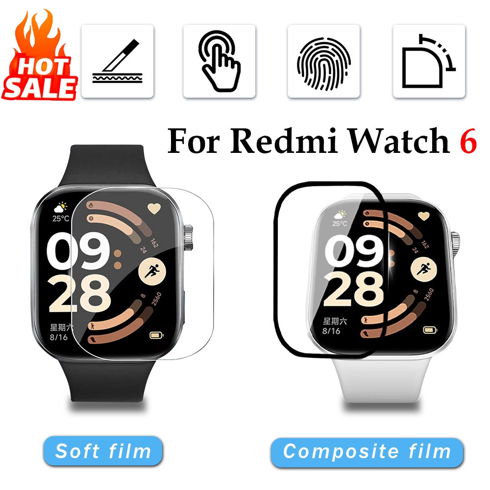 Watch Case Bumper - 1-5Pcs Soft Film for Xiaomi Redmi