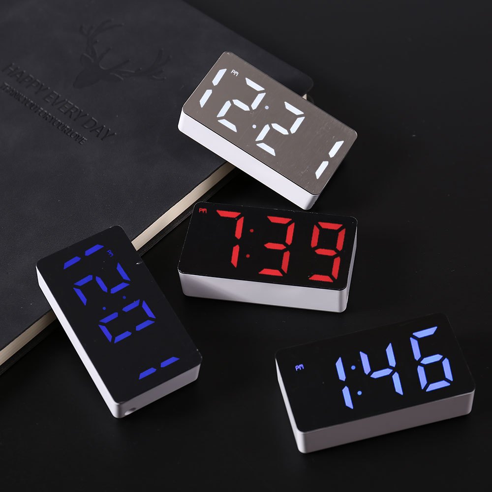 Smartwatch Face - LED Electronic Watch Mirror Alarm Clock