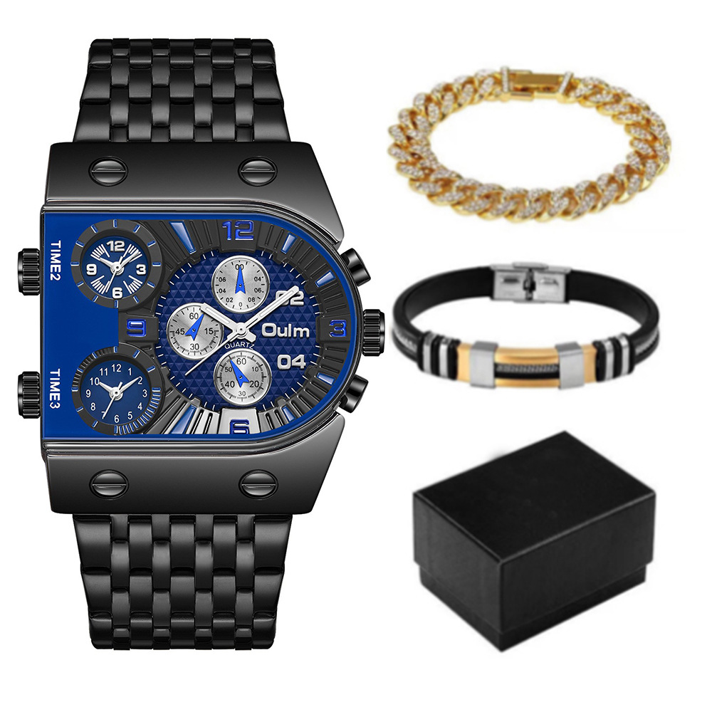 Men's luxury rectangular gold  - Smartwatch Face recension och pris