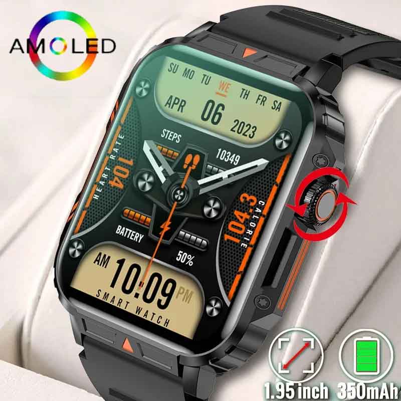 1.91 Outdoor Military Smart Wa - Smartwatch Face recension och pris