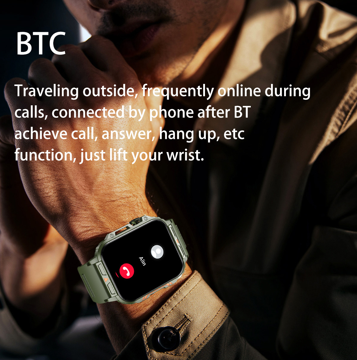 1.91 Outdoor Military Smart Wa - Smartwatch Face recension och pris