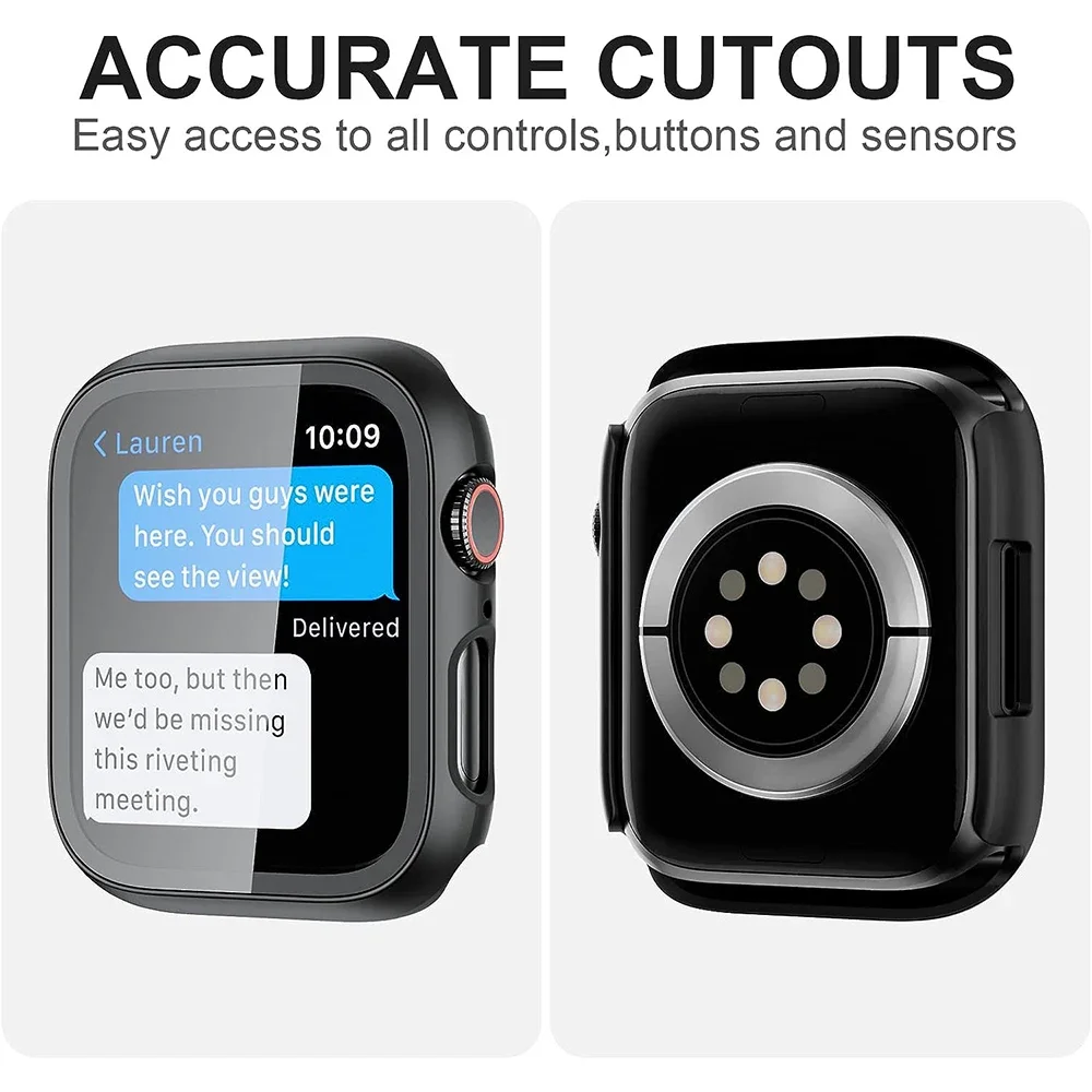 Tempered Glass Screen Protecto - Watch Case Bumper recension och pris