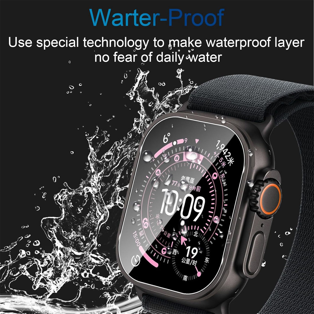 Tempered Glass For Apple Watch - Watch Case Bumper recension och pris