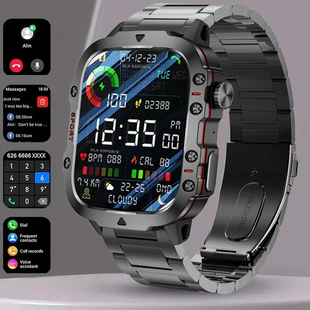 2025 New Military Smart Watch  - Smartwatch Face recension och pris