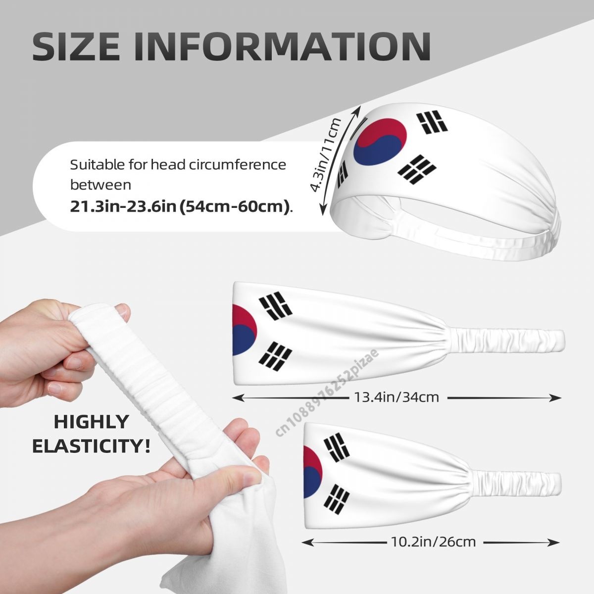 South Korea Flag Men Women Ban - Milanaise Mesh Band recension och pris