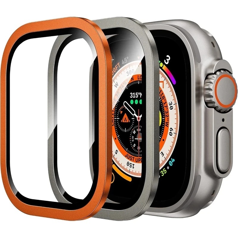 2PCS Aluminium Alloy Case+Temp - Watch Case Bumper recension och pris