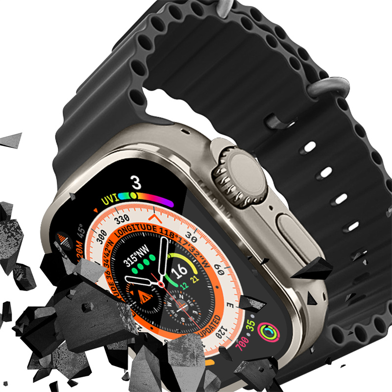 2PCS Aluminium Alloy Case+Temp - Watch Case Bumper recension och pris