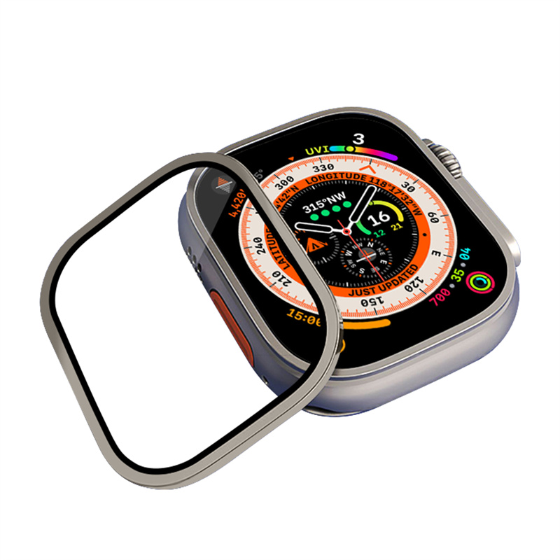 2PCS Aluminium Alloy Case+Temp - Watch Case Bumper recension och pris