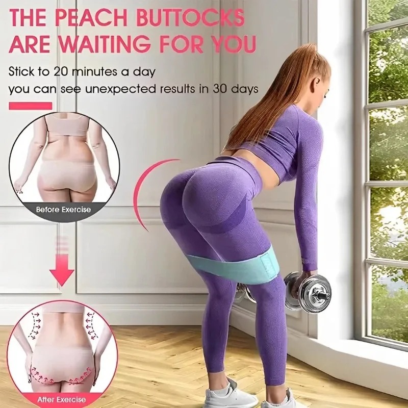 3Pcs Fabric Resistance Hip Boo - Milanaise Mesh Band recension och pris