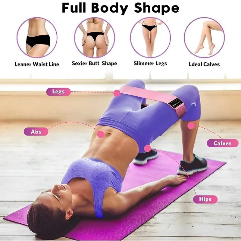 3Pcs Fabric Resistance Hip Boo - Milanaise Mesh Band recension och pris