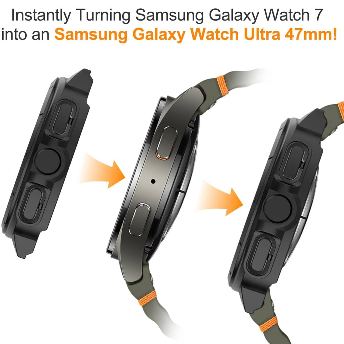 Glass+Case For Samsung Galaxy  - Samsung Smartwatch Accessories recension och pris