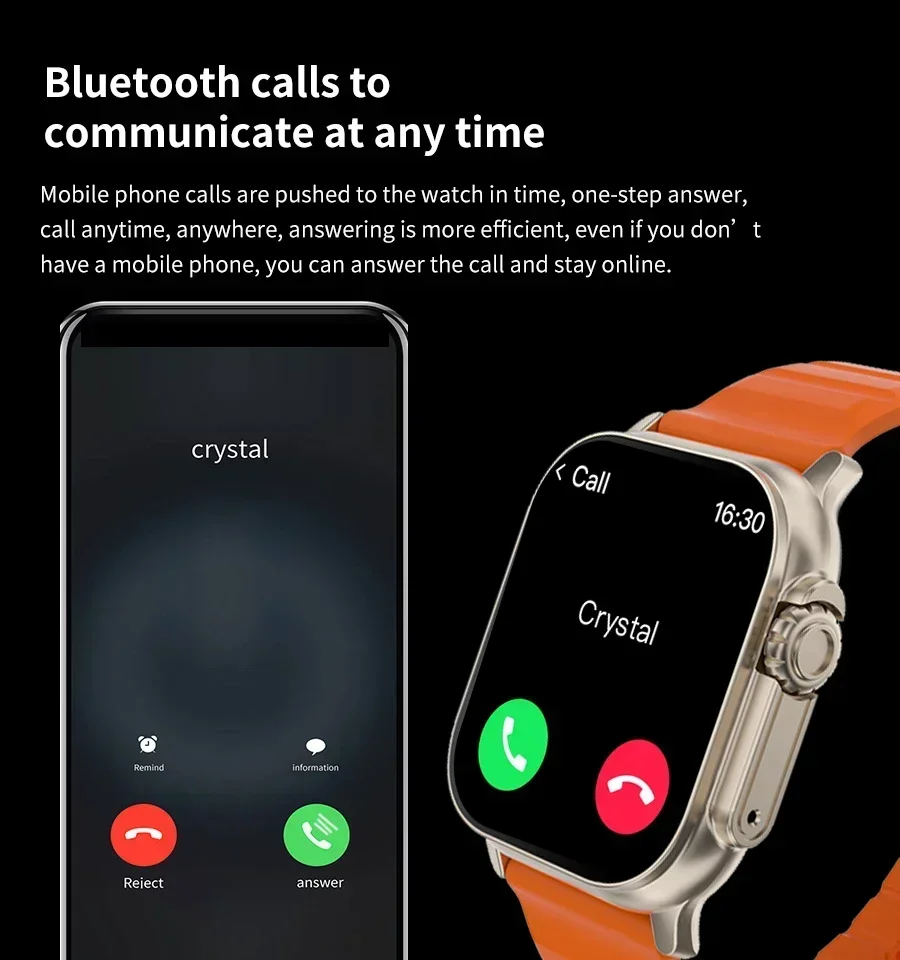 New Series 9 Watch PK HK8 PRO  - Smartwatch Nexus recension och pris
