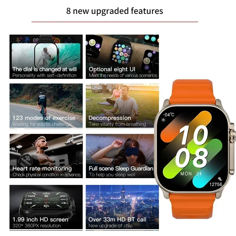 New Series 9 Watch PK HK8 PRO  - Smartwatch Nexus recension och pris