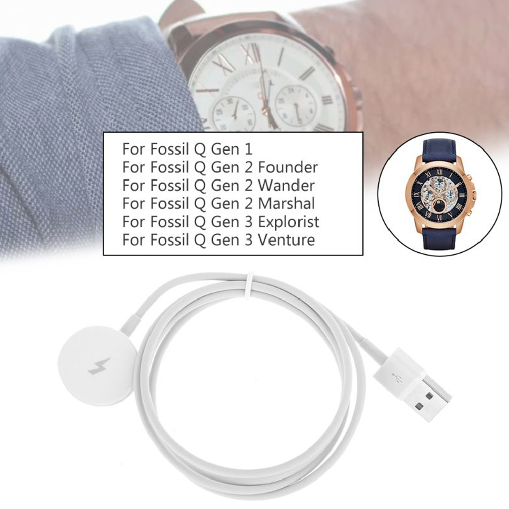 1m Charging Cable Stand Short  - Fossil Smartwatch Accessories recension och pris