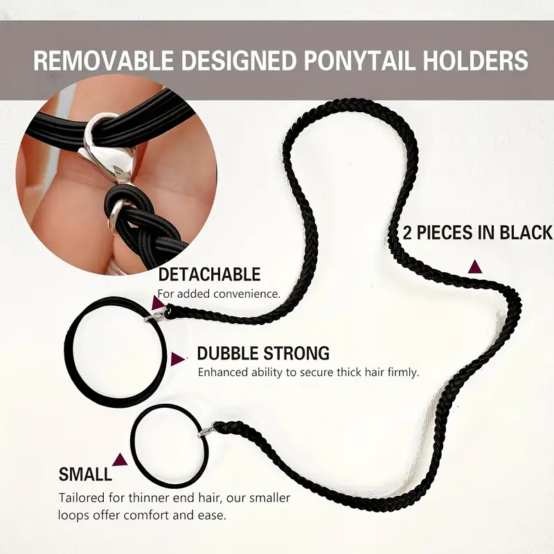 Long Elastic Ponytail Holder M - Milanaise Mesh Band recension och pris