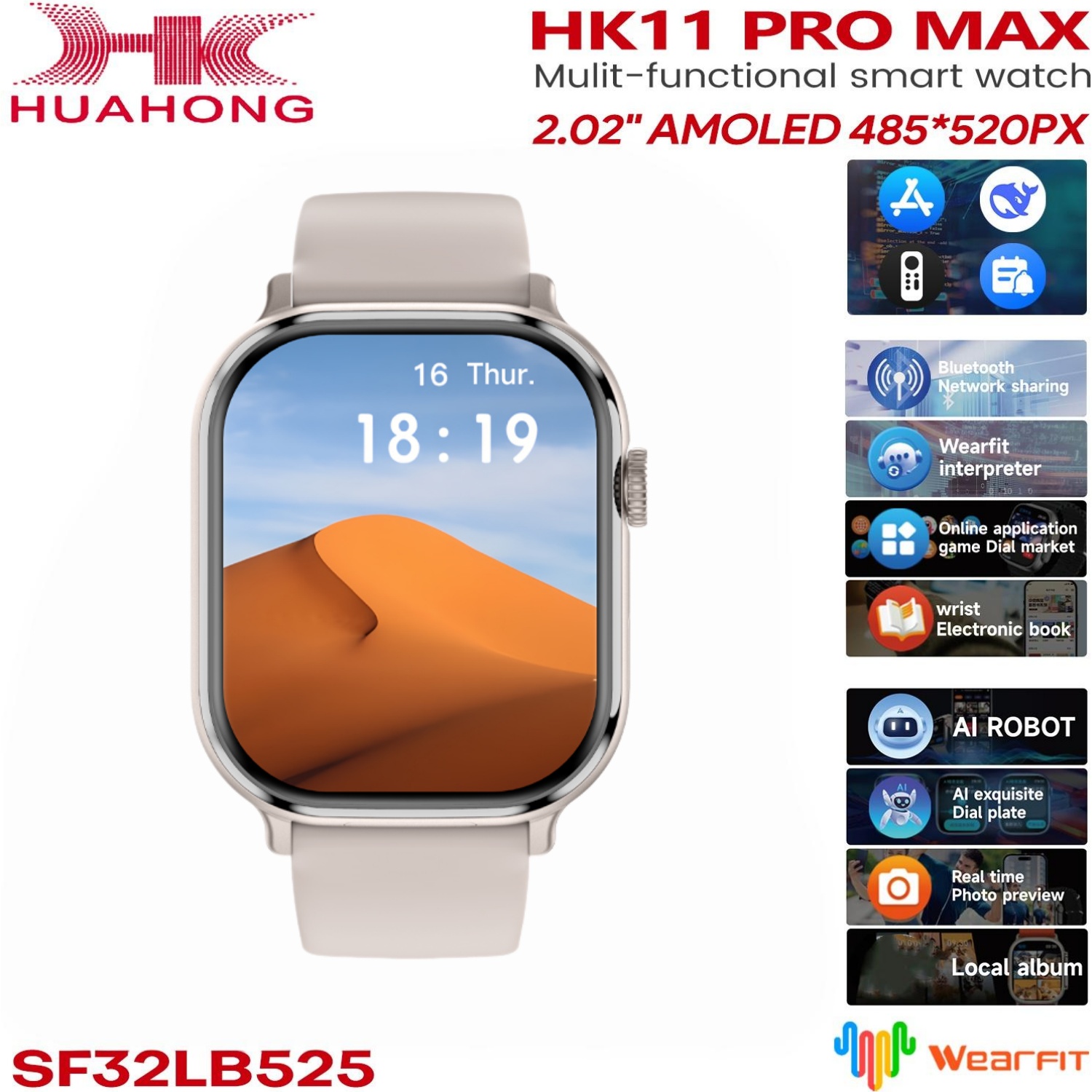 Original HK11 Pro MAX SmartWat - Smartwatch Nexus recension och pris