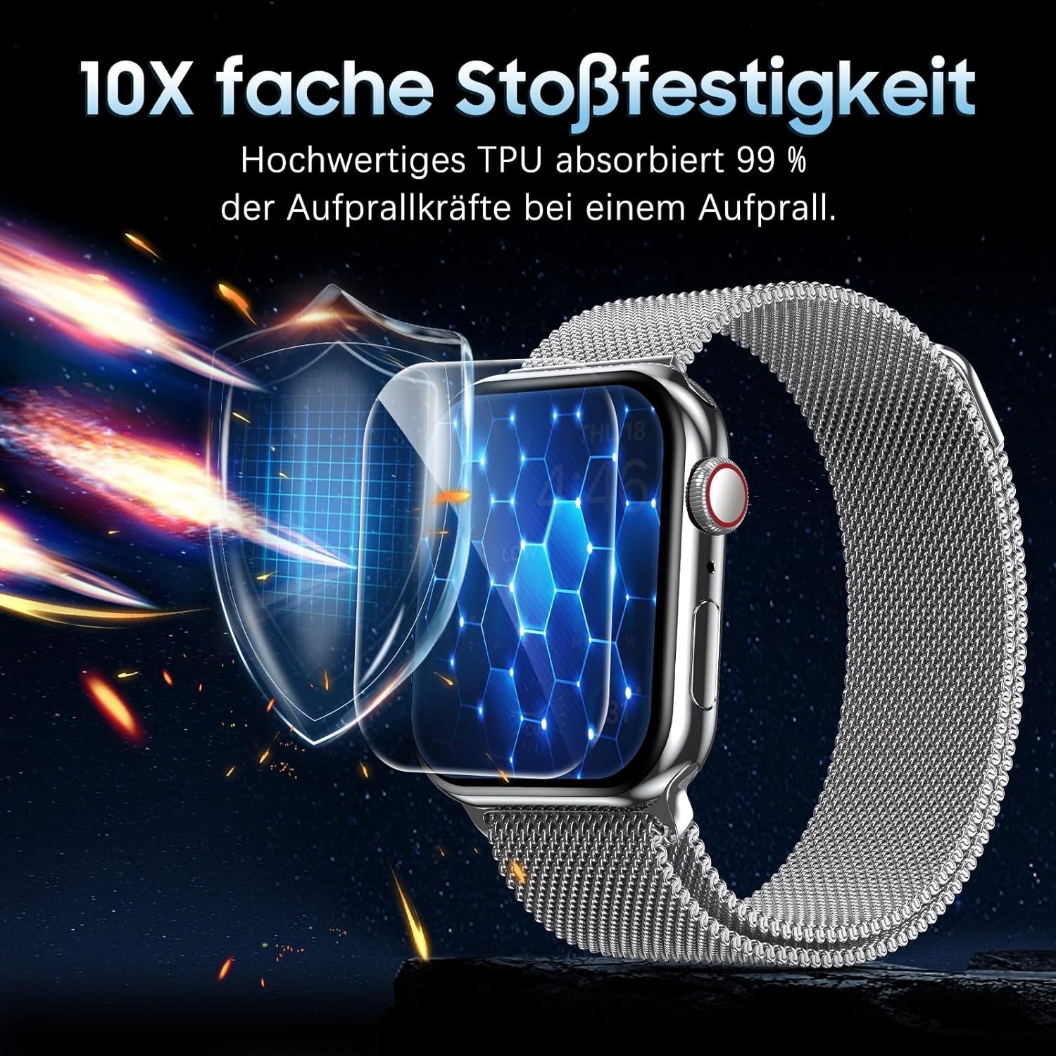 5PCS Hydrogel Film for Apple W - Watch Case Bumper recension och pris