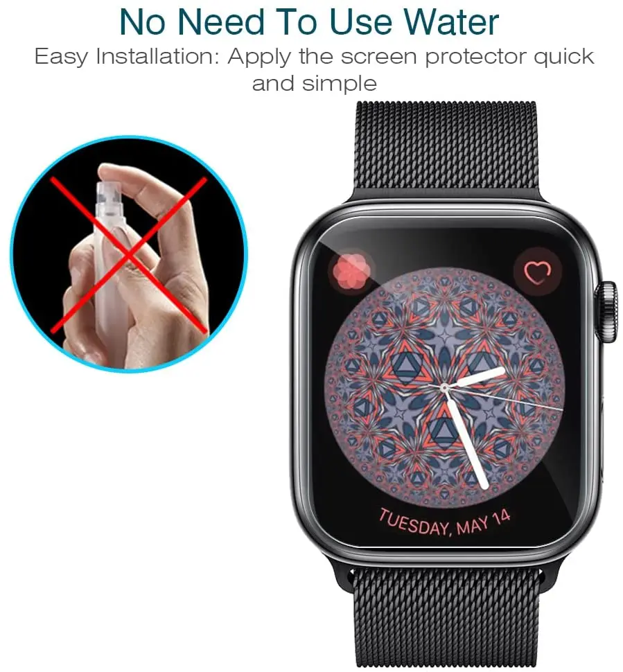 Screen Protector for Apple Wat - Watch Case Bumper recension och pris