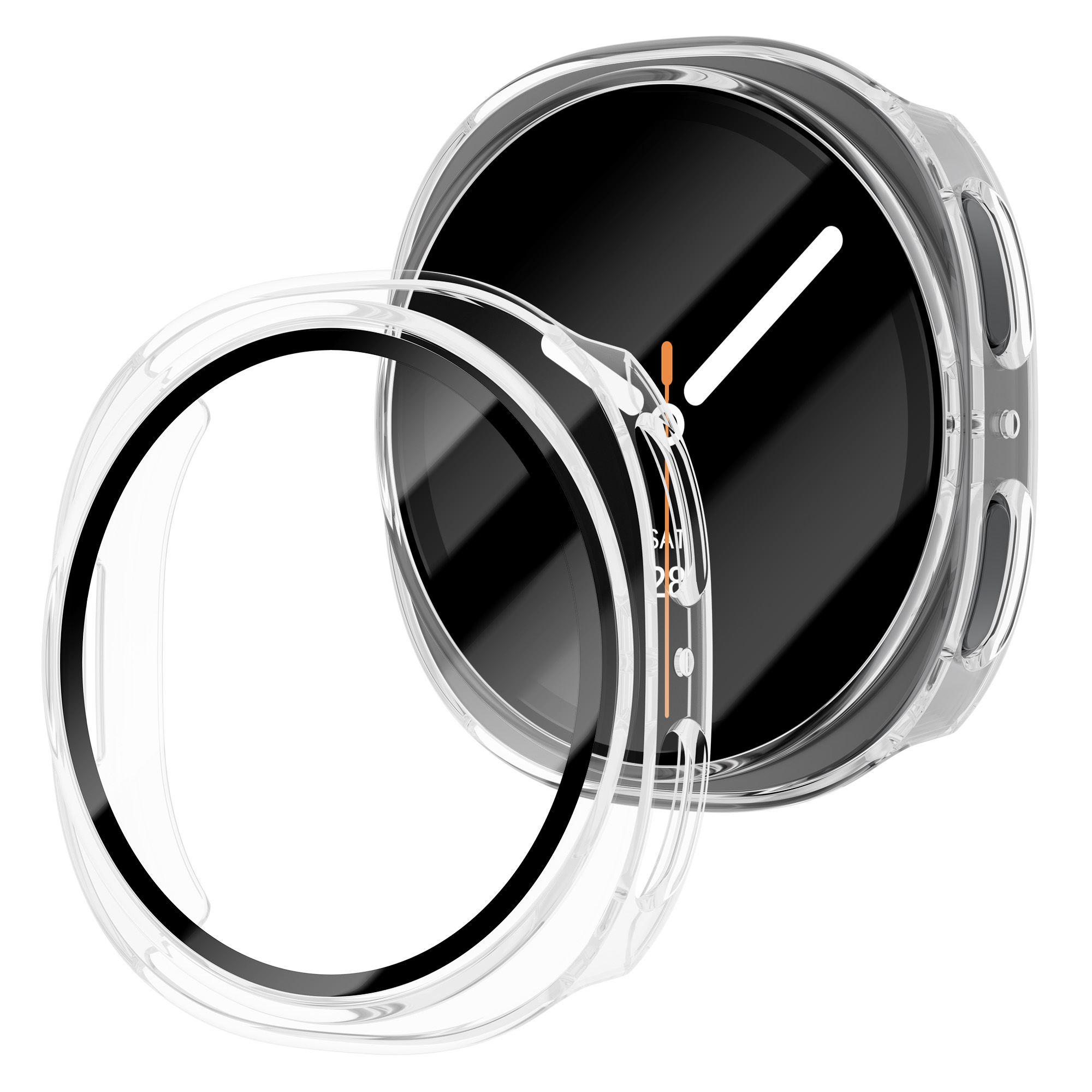 Tempered Glass+PC Case For Sam - Samsung Smartwatch Accessories recension och pris