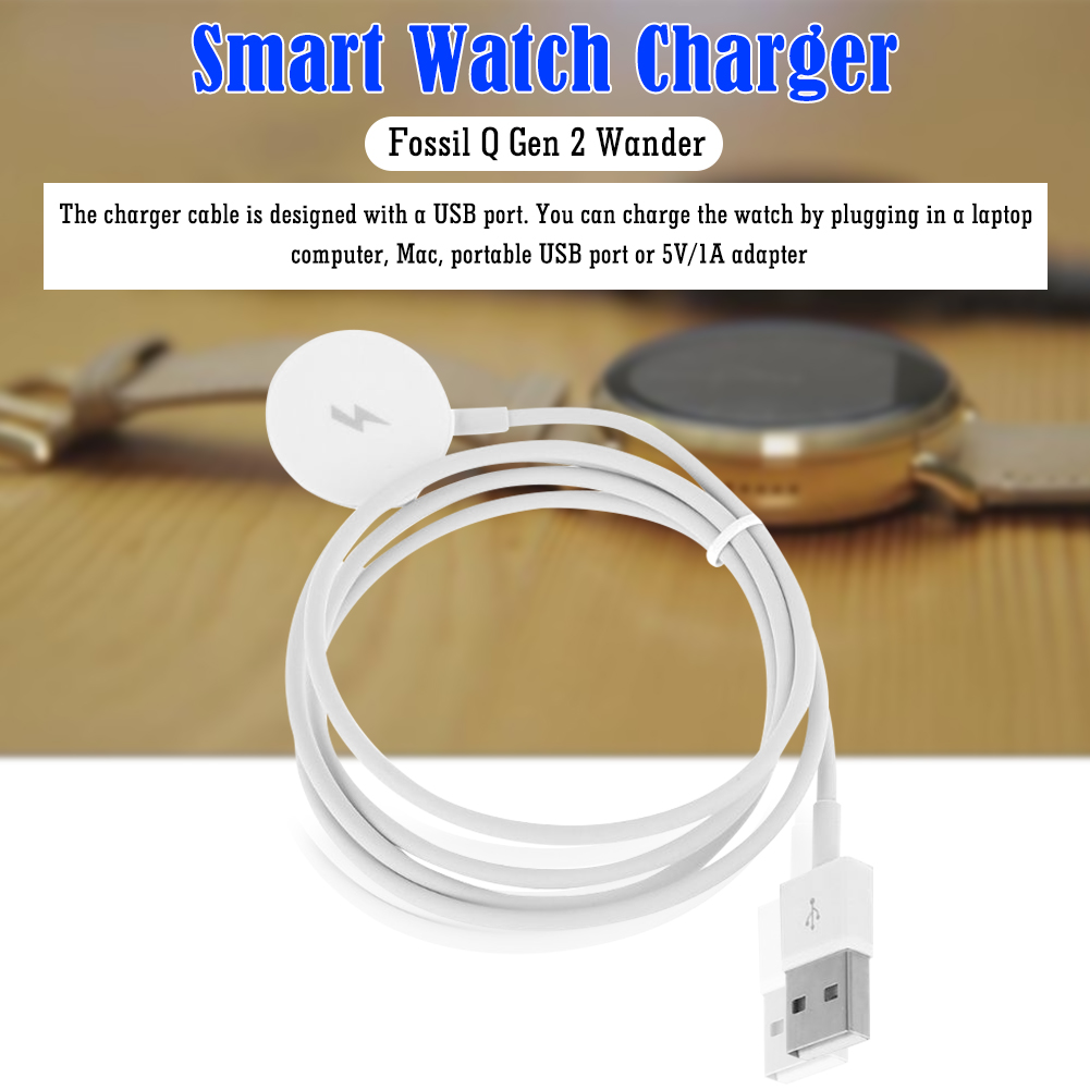 Watch Charger Cable USB Chargi - Fossil Smartwatch Accessories recension och pris