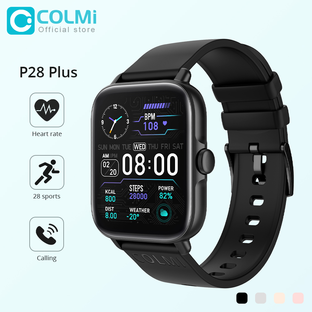 COLMI P28 Plus Bluetooth Answe - Smartwatch Face recension och pris